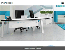 Tablet Screenshot of planscape.co.uk